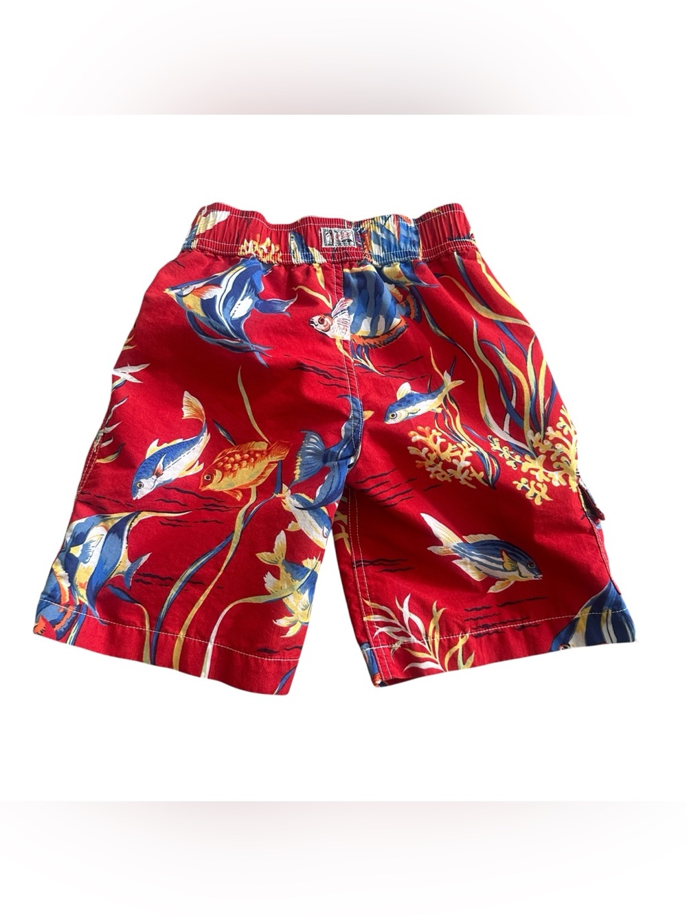 Polo Ralph Lauren Tropical Fish Swim Trunks Shorts Youth Boy Size 6 - Picture 4 of 4
